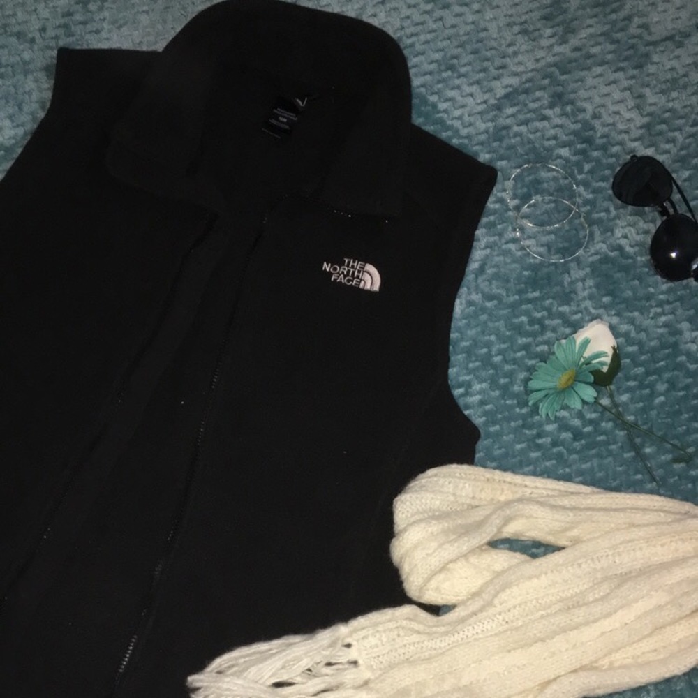 The North Face black vest
